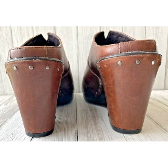 Dansko Womens 37 EU 6.5 US Raina Distressed Brown Leather Bohemian casual/dress. - Picture 4 of 9